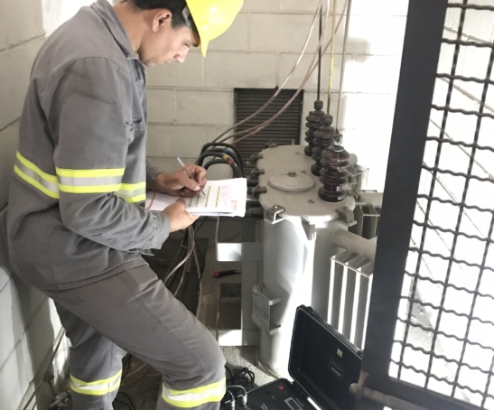 Manutenção em Cabine em Primária 2