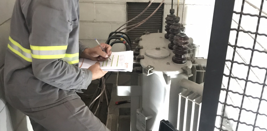 Manutenção em Cabine em Primária 2